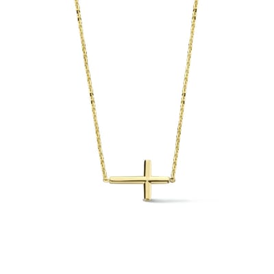 Collier Kruis 0,8 Mm 42 + 3 Cm