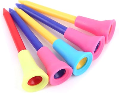Duurzame Plastic Tacks met Rubberen Padded Tip voor Buitensporten, Inclusief Draagbare Ballenhouder en Ideaal voor Activiteiten Buiten