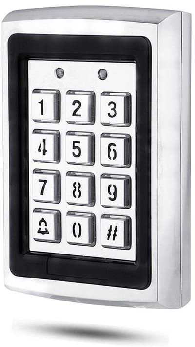 Dailygoody - T6 Toegangscontrole Deurlezer - Beveiliging - Ideaal voor Huizen - Zilver - Veiligheidssysteem - Eenvoudige bediening - Geschikt voo...