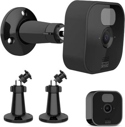 Camerahouder - Wandbeugel Beveiliging - Veiligheid Camera - 360 Graden Verstelbaar - 2x1x1 cm - Zwart