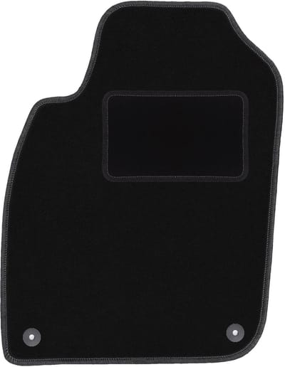 Chauffeursmat zwart voor: Audi A6 C5 FL sedan, stationwagen, avant (2001-2004)