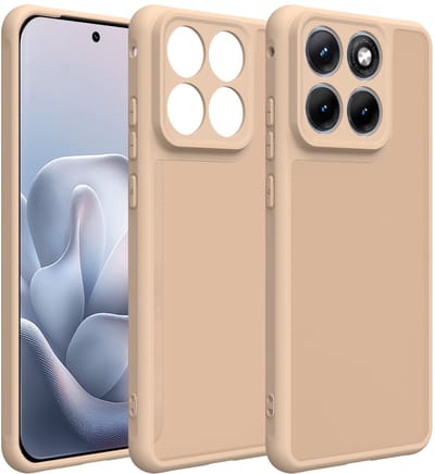 Coverup Hoesje - Geschikt voor Motorola Edge 70 Fusion Hoesje - Coverup Mat Transparante Back Cover met Camera Cover - Beige