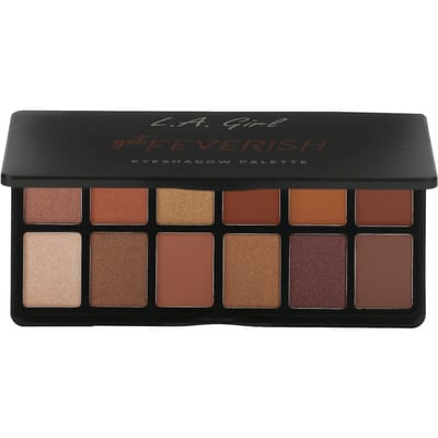 L.A. Girl, Eyeshadow Palette, Ges415 Get Feverish, 12G(0.42Oz) black