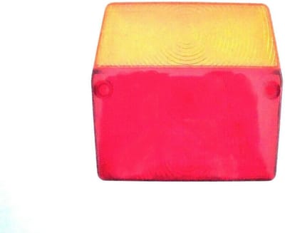 Achterlicht Glas - Achterlicht Schijf - Aanhanger Vrachtwagen - Rood Geel - 99x94 mm