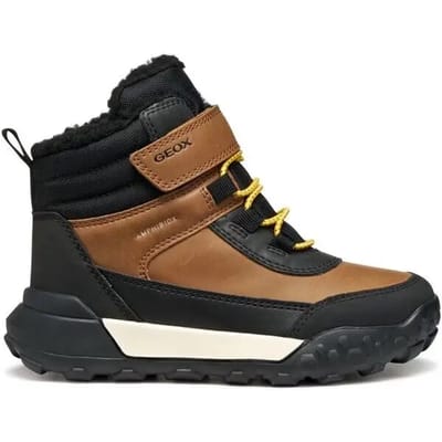 GEOX TREKKYUP ABX TIENERS - LICHTBRUIN/ZWART - Maat 24