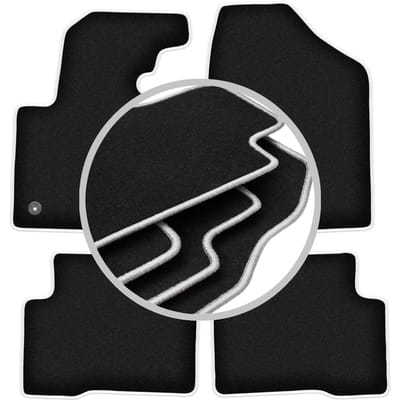CARLUX-SILVER automatten voor: Hyundai SantaFe III SUV (2012-)