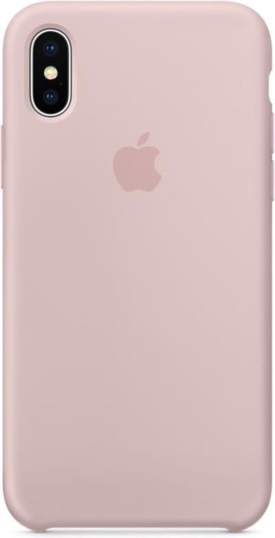 Apple - siliconen Back Cover - iPhone X -Licht Roze
