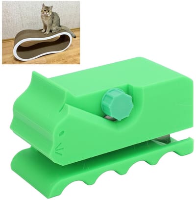 Dailygoods - Kartonnen Snijder voor Kattenkrabbers in Groen