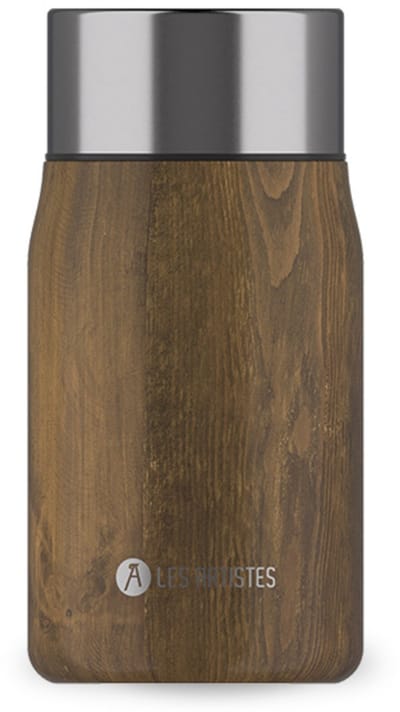 Les Artistes Paris - Food jar 700ml - met lepel - geïsoleerd - Wood - LP-A2315