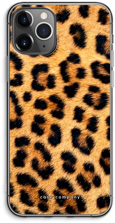 Case Company® - Hoesje geschikt voor iPhone 11 Pro Max hoesje - Luipaard - Soft Cover Telefoonhoesje - Bescherming aan alle Kanten en Schermrand