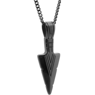 Ketting voor Heren Jongens Roestvrij Stalen Hanger Coole Speerpunt Pijlpunten Ketting