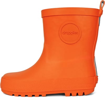 Druppies Regenlaarzen Kinderen - Oranje Rubber Laarzen - Meisjes - Jongens - Adventure - Maat 26