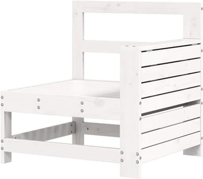 Tuinbank met bijzettafel - Buitenbank loungebank - Ontspannen in de tuin - Inklapbare bijzettafel