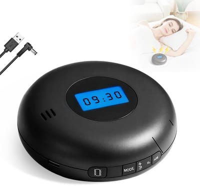 Dailygoods- Trilwekker voor diepe slapers - Digitale wekker - Oplaadbaar - Draagbaar - Luide wekker voor slechthorenden - Instelbare vibratie