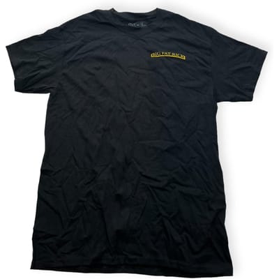 Koszulka T-shirt męski okrągły dekolt SPENCER'S nadruk M black