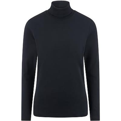 Colshirt Van Peter Hahn zwart