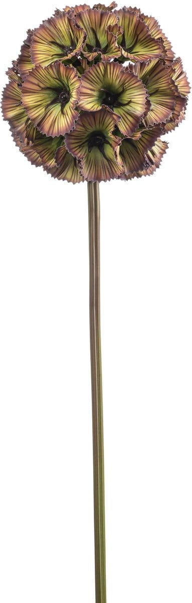 Emerald - Kunstbloem Duifkruid 66cm groen/paars - Kunstplant voor binnen