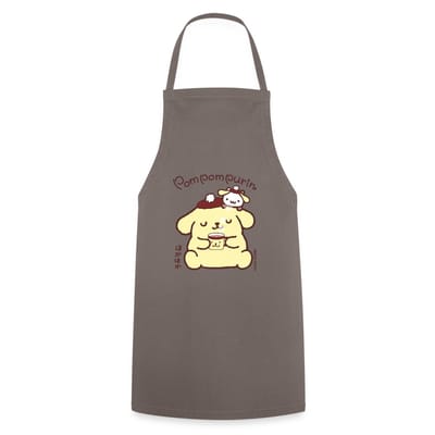 Pompompurin Drinkt Koffie Met Muffin Keukenschort