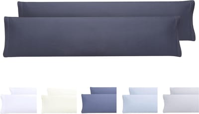 MIRA® Lang Kussen voor Zijslapers - Lichaamskussen - Lang Kussen - Donkergrijs - 150cm x 40cmx 1cm