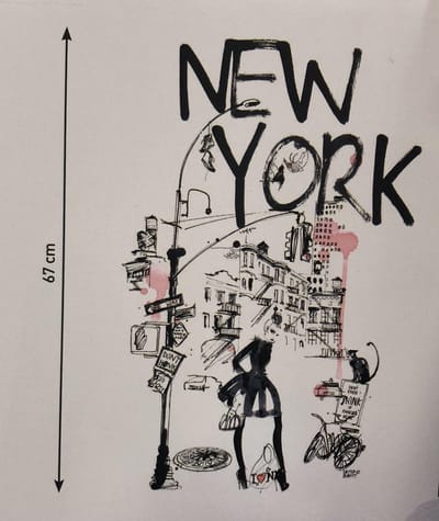 Sticker I Muursticker I Deursticker I New York