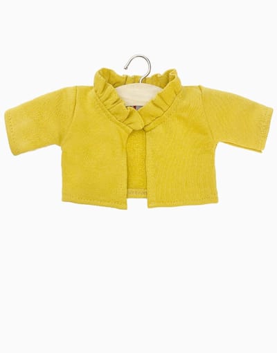 Minikane Poppenkleding Geel Vest Claudia 34 cm