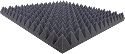 Akoestisch Schuim - Geluidsisolatie Platen - Studio Geluid Dempen - Getest op Schadelijke Stoffen - 8 Stuks 50x50cm - Antraciet Zwart