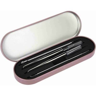 Professionele Opbergdoos voor Wimperextension Pincetten Organizer Etui Wimpers Make-up Tool Rose Red