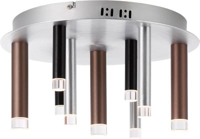 Brilliant CEMBALO - Plafondlamp - Zilvergrijs