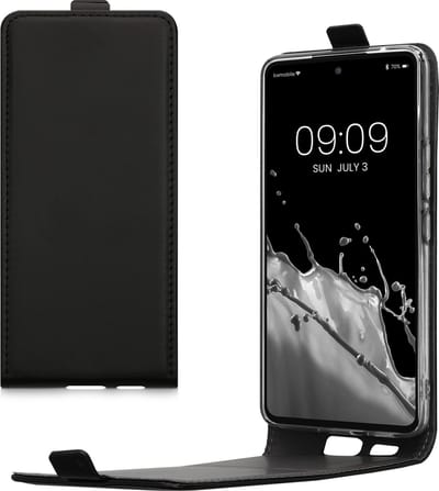 kwmobile hoesje geschikt voor Samsung Galaxy A53 5G - Flip cover met magnetische sluiting in zwart
