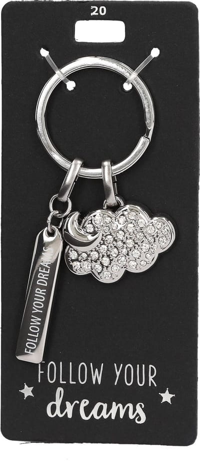 Depesche - Glamour sleutelhanger - mot. 020 - Follow your dreams