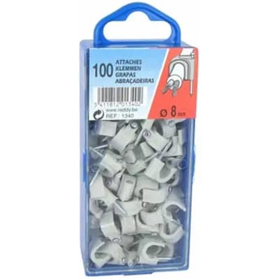 Reddy Clips 8mm Grijs 100st.