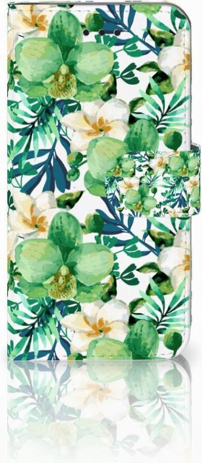 Apple iPhone X | Xs Hoesje Orchidee Groen