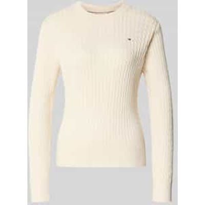 Slim fit pullover van puur katoen