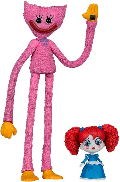McFarlane Toys Poppy Playtime - Bendable Actiefiguur - Kissy Missy & Poppy 18 cm