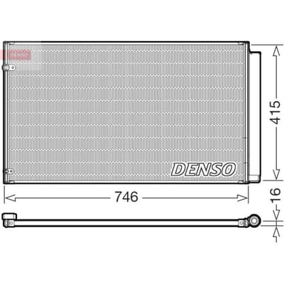 Condensator, airconditioning DENSO DCN51017