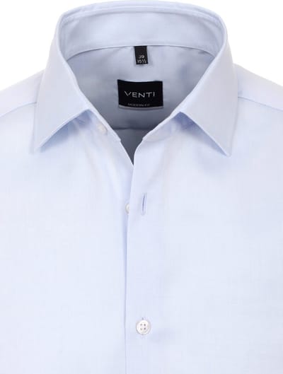 Venti Overhemd Lichtblauw Modern Fit 001880-102 - 3XL