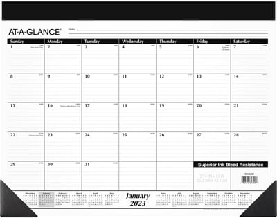 Bureaukalender Maandelijks - Bureauplanner Jaaroverzicht - Afspraken Plannen - Inktdoorbraak Weerstand - 55x43 Centimeter