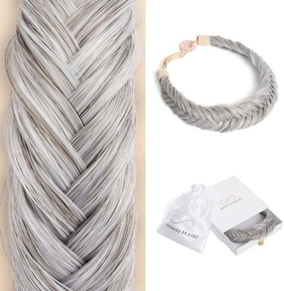 Infinity Braids - Jolie Fishtail Braid - Haarband - Haarband Dames - Haarbanden - Haarband Meisje - Jolie Iced Gold