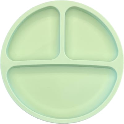 JU&MP Bord met 4 zuignappen - Baby - Kinderservies - Kinderbord - Onbreekbaar - Groen