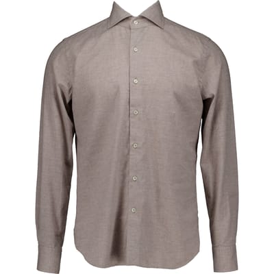 Xacus Washed Shirt Lange Mouw Overhemden Beige 721ml/91175