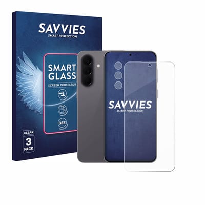 3 Stuks Savvies Screenprotector - geschikt voor Samsung Galaxy A57 5G (Voor+Camera) - beschermfolie glas transparant
