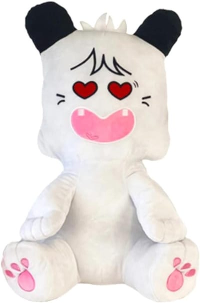 Pluche Dier XXL - Knuffel Hond - Verzamelen en Knuffelen - Reuze Zacht Materiaal - 55 cm Hoogte - Wit