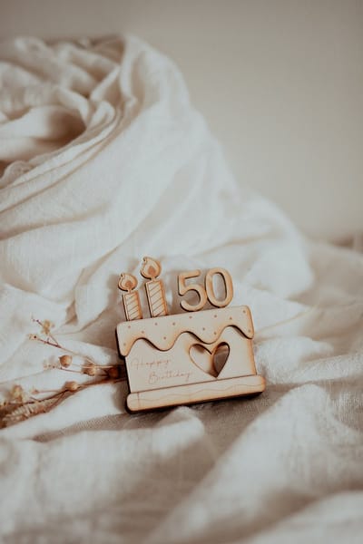 Bolletoet houten taart - cadeau verpakking - verjaardag - jubileum