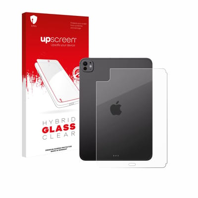 upscreen - Screenprotector voor Apple iPad Pro 11" 2025 (Achterkant) - Folie Beschermfolie Beschermglas transparant