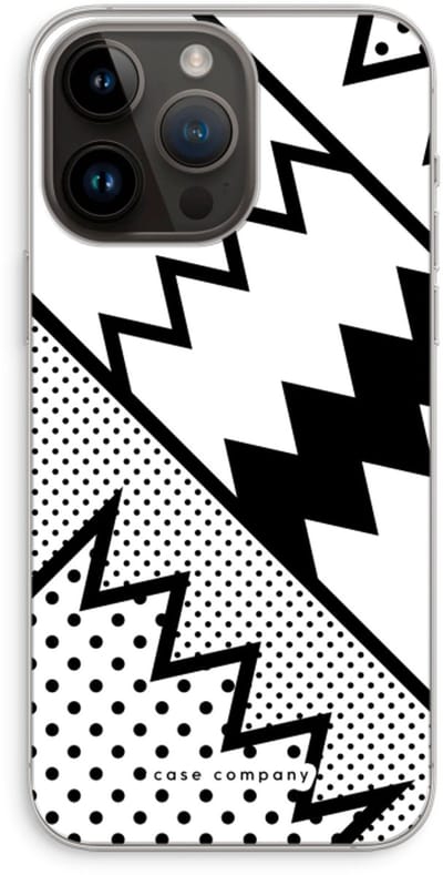 Case Company® - Hoesje geschikt voor iPhone 14 Pro Max hoesje - Pop Art #5 - Soft Cover Telefoonhoesje - Bescherming aan alle Kanten en Schermrand