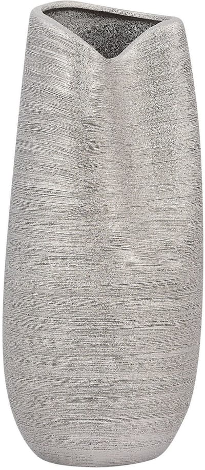 DERBE - Decoratieve vaas - Zilver - Keramiek