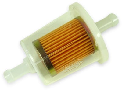 Benzinefilter 6 - 8 mm - brandstoffilter met slangaansluiting - universeel filter