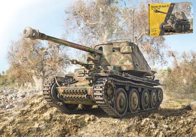 Italeri Modelbouwpakket Militaire voertuigen - 6566 Marder III Ausf. H Sd. Kfz.138 Plastic - 1:35 - Modelbouw