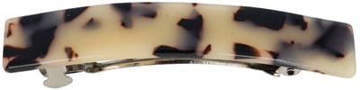 Haarsoires Haarspeld Patentspeld 8cm - Recht – Marmer Patroon – Bruin Beige - Haarspelden voor Dames - Haarklem - Haarclip - Haaraccessoires - Hair Clip - Decoratieve Haaraccessoire