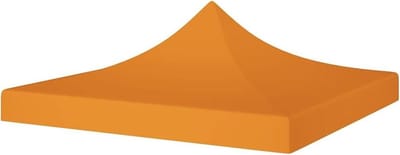 Partytent Dak - Tent Overkapping - Buitenfeest Beschermen - Waterdicht Oxford Materiaal - 3x3 Meter - Oranje
